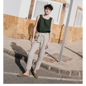 notPERFECTLINEN natural pant